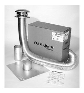 Selkirk 4'' Flexi-Liner 15' Kit Aluminum - 1740015 - AF15-04