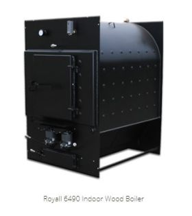 Royall 6490 Commercial Indoor Pressurized Wood Boiler - 490,000 BTU - 6490NS