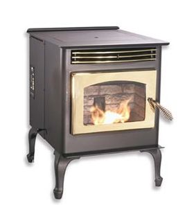 Breckwell P22 The Maverick Deluxe Freestanding Pellet Stove - SP22PD