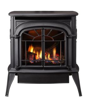 Vermont Castings Intrepid Direct Vent Gas Stove - Classic Black - INDVRCBSB