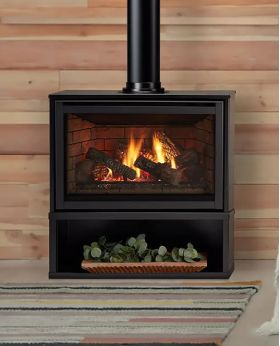 Majestic Trilliant Medium 30 Direct Vent Freestanding Gas Fireplace With Intellifire Touch Ignition System - SKU: TRILLIANT30IN / TRILLIANT30IL