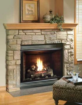 Kingsman Gas Fireplace Heater - Millivolt - Natural Gas - ZDV3318N