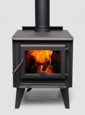 True North TN25C Wood Stove with Legs - Metalic Black - TN31010016