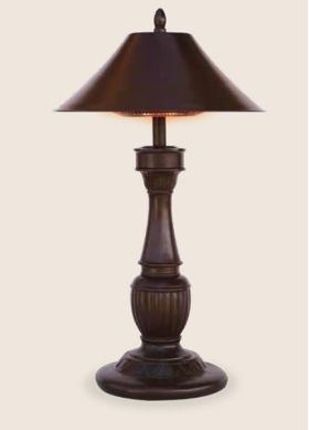 Uniflame Table Lamp Electric Heater  Northgate - EWTR720SP