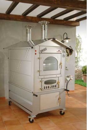 Fontana Forni Uniko (Stainless) Wood Fired Pizza Oven - UNIKOEST
