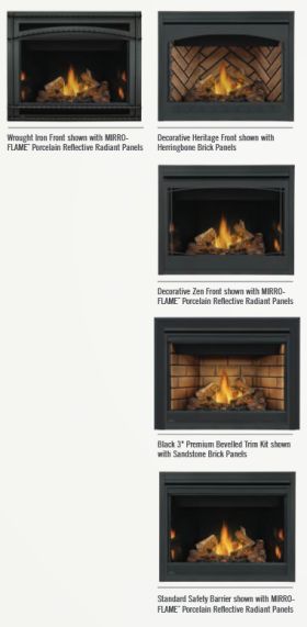 Napoleon Ascent B42 Direct Vent Gas Fireplace Fronts