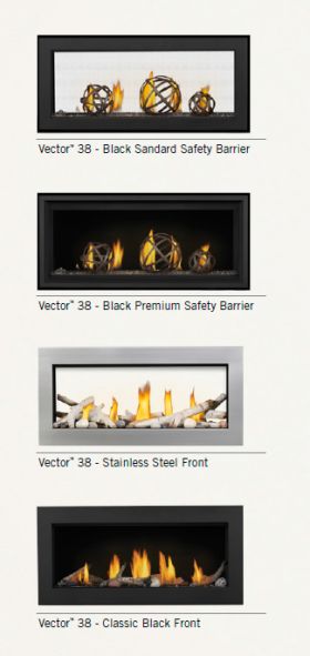 Napoleon Vector LV38 Gas Direct Vent Fireplace Looks