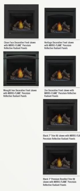 Napoleon Ascent X 36 Direct Vent Gas Fireplace - GX36 - Fronts
