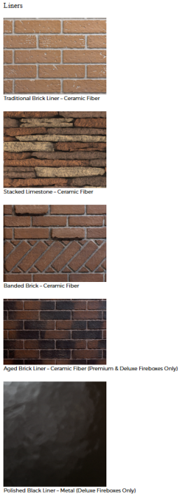 White Mountain Breckenridge Firebox Deluxe Stove - Liners