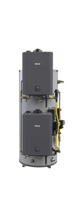 Rinnai Vertical ASME Demand Duo 398k BTU 100G - CHS398100HCXVAiN