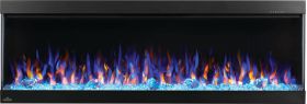 Trivista Pictura Wall Hanging Electric Fireplace Crystal bed
