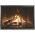 Thermo-Rite Z-Decor Stock Zero Clearance Door Heatilator - HE32 (shown in a Black Frame with Stainless Steel Frame Insert)