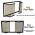 Thermo-Rite Door Styles - Bi-Fold Full Swing Trackless (FS2) or Bi-Fold Tracked (CV2)