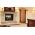 Superior 35" Direct-Vent Fireplace, Top/Rear Combo, See-Through, Louvered - DRT35ST