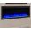 SimpliFire 60 Allusion Platinum Recessed Linear Electric Fireplace - SF-ALLP60-BK