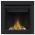 Flames in fireplace