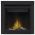 Flames in fireplace