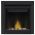 Flames in fireplace
