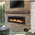 Cumberland Live Edge Non-Combustible Mantel Shelf 60 Inches River Rock Finish