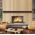 Pearl Mantel Linear Non-combustible 60" Shelf - Mocha Finish
