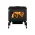 Drolet Escape 1800 Wood Stove On Legs with Black Door full front view