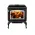 Drolet Escape 1800 EPA Wood Stove with Nickel Door w/ Black Legs - DB03112