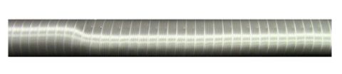 Metal-Fab SuperFlex 8'' Oval to Round Section - 5 Foot - 8SLO5