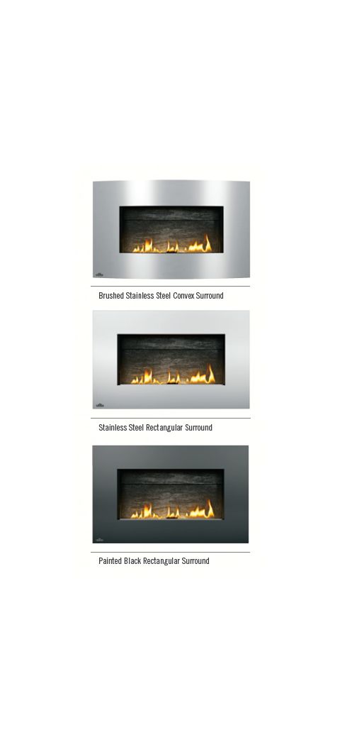 Napoleon Plazmafire WHD31 Direct Vent Gas Fireplace Fronts