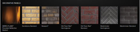 Decorative panel options