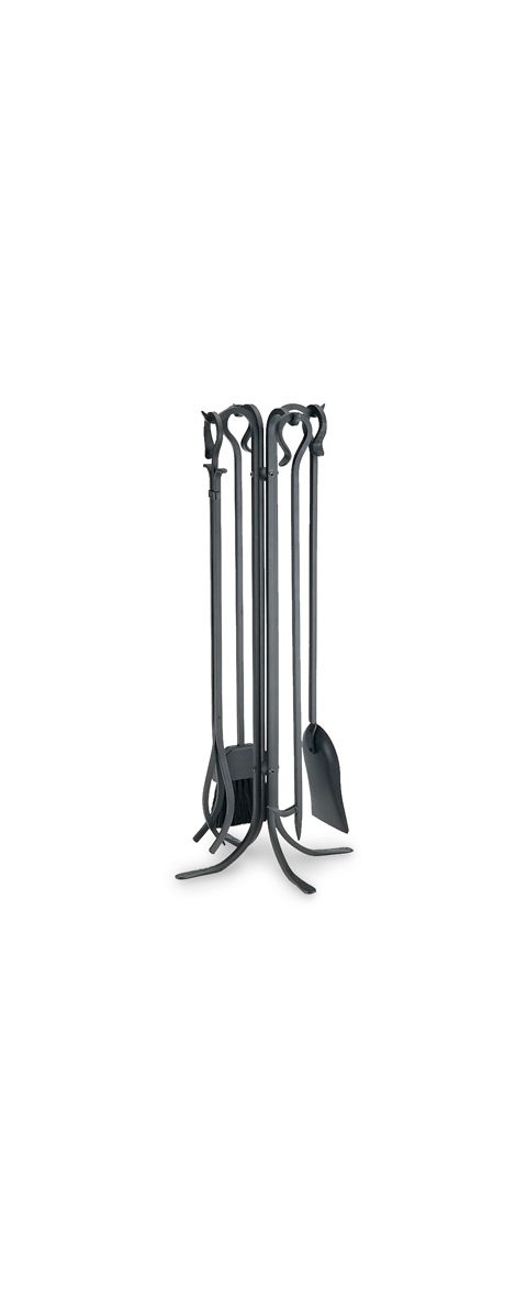 Pilgrim Forged Hearth Matte Black Toolset - 18002