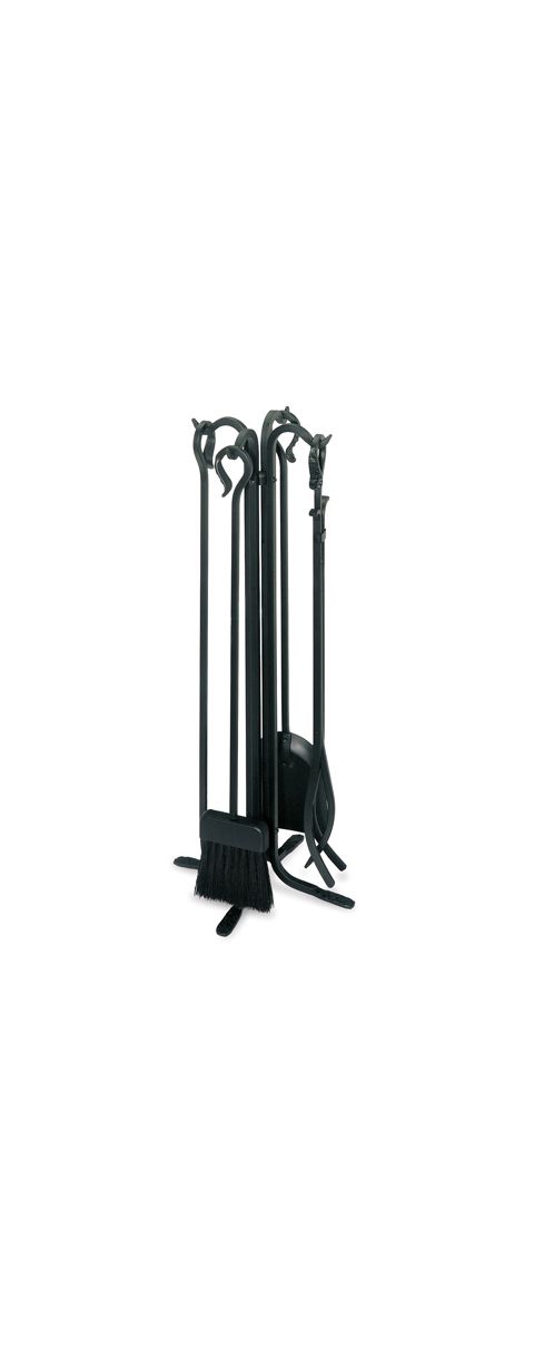 Pilgrim Forged Hearth Matte Black Toolset - 18003