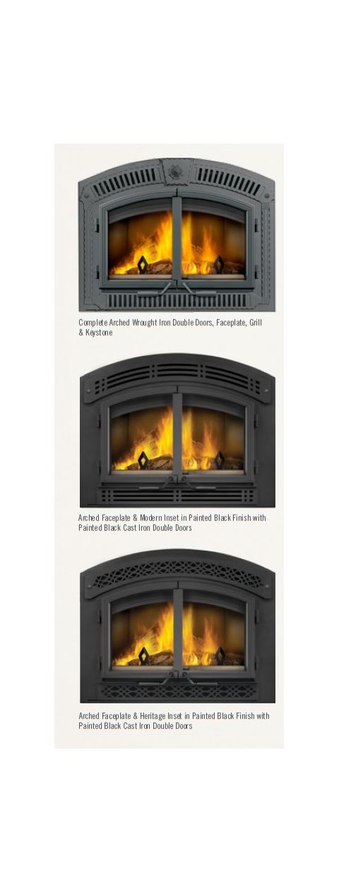 Napoleon 3000 NZ3000H Wood Burning Fireplace Fronts
