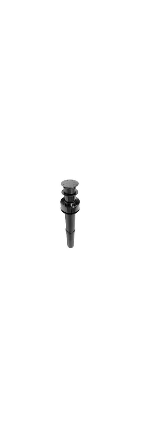 Selkirk 3" Polyflue Vertical Concentric Termination Black - 833023 - 3PF-VCT
