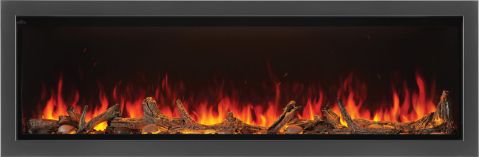 Napoleon Astound Built-in Electric Fireplace NEFB74AB flame close up