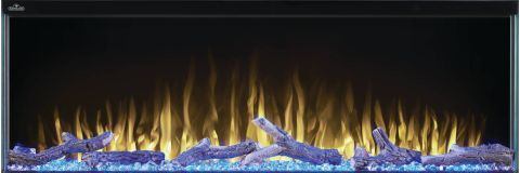 Napoleon Trivista Primis, Three-Sided Electric Fireplace flame