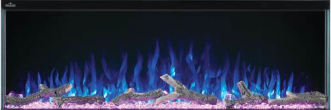 Napoleon Trivista Primis, Three-Sided Electric Fireplace flame