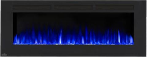 Napoleon Allure Phantom 60 Electric Fireplace, Mesh Screen, Matte Black - NEFL60FH-MT