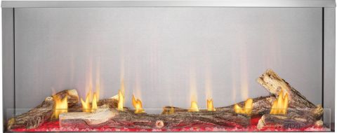 Galaxy 50-inch Outdoor Gas Fireplace  Flames