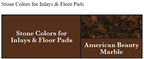 White Mountain Spirit Stoves Vent-Free Small, Medium - Stone Colors for Inlays & Floor Pads