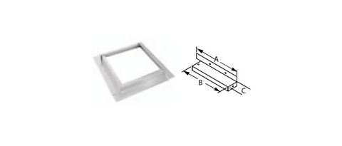 M&G DuraVent 4x6 DirectVent Pro Counter Flashing - Small - Stainless Steel - 46DVA-CFKS-S // 46DVA-CFKS-S