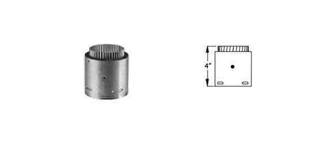 Security Chimneys 4" Secure Pellet Female Flex Adapter - 4SPVADFF