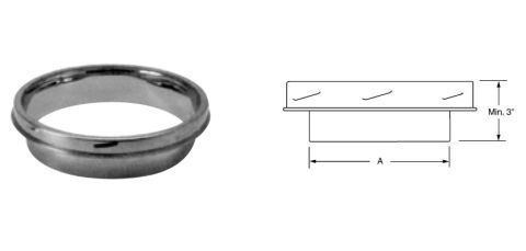 Selkirk MetalBest 10" Ultra-Temp Chimney Pipe Adapter - 10S-CPA