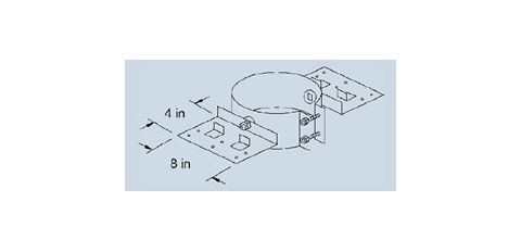 Security Chimneys 14'' SM Roof Support - SM14ST2EF