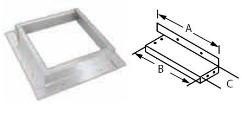 M&G DuraVent 4x6 DirectVent Pro Vinyl Siding Standoff Kit - Small - Stainless Steel - 46DVA-VSKS-SS // 46DVA-VSKS-SS