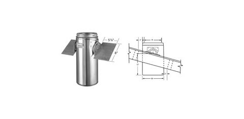 Selkirk MetalBest 7" Ultra-Temp Roof Support Package - 7T-RSP
