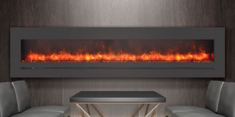 Amantii / Sierra Flame 88" Electric Fireplace - Wall Mount / Built-In - WM-FML-88-9623-STL
