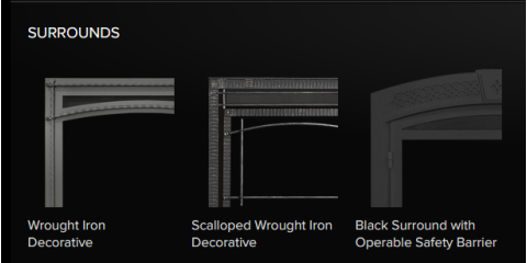 Optional surrounds