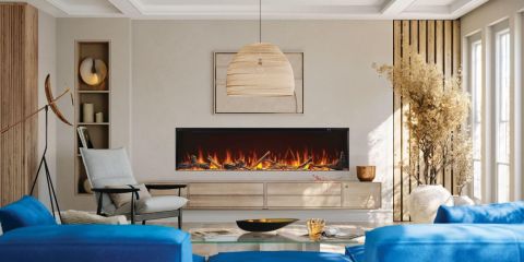 Astound FlexMount Electric Fireplace installed