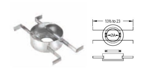 M&G DuraVent 5" DuraConnect I Round Support - 5DVRS