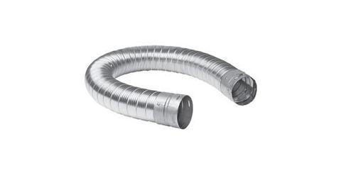 Metal-Fab Pellet 5 FT. S.S. Flex Connector - 4PFXC